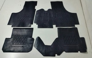 SERIE TAPPETINI IN GOMMA FIAT 500-126 NERO TL10061/2N