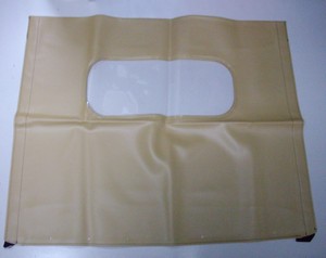 TELA CAPOTE PER FIAT 500 F/R/L TELA BEIGE C/OBLO TLB122