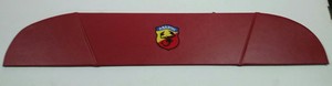 CAPPELLIERA PER FIAT 500 COLORE ROSSO C/LOGO ABARTH COD. TL002/R