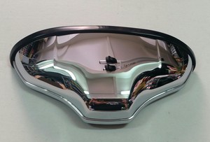 FANALINO LUCE TARGA CROMATO PLASTICA PER FIAT 500 COD. TLF300