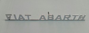 FREGIO FIAT ABARTH PER FIAT 500 22,3 X 2,3 CM COD. C0612/9