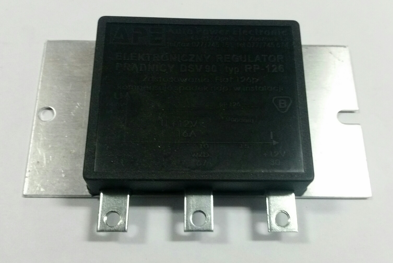 REGOLATORE DI TENSIONE FIAT 500-600-850-126 ELETTR. COD. TL3769/1